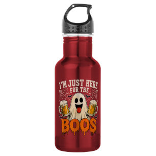 I'm Just Here for the Boos Funny Ghost Halloween 532 Ml Water Bottle
