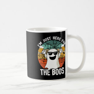 I'm Just Here For The Boos Funny Halloween Beer Lo Coffee Mug