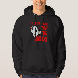 I'm Just Here For The Boos Halloween Pumpkin Ghos Hoodie