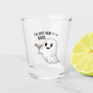 I'm Just Here for the Boos Halloween Shot Glass