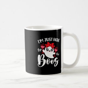I'm Just Here For The Boos Halloween Women Ghost C Coffee Mug