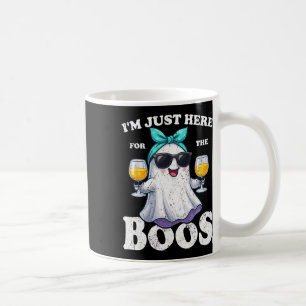 I'm Just Here For The Boos Halloween Women Ghost C Coffee Mug