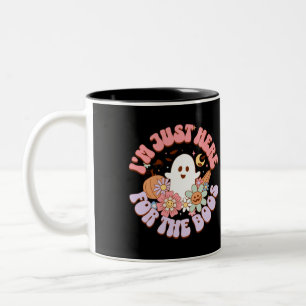 I'm Just here For The Boos Two-Tone Coffee Mug