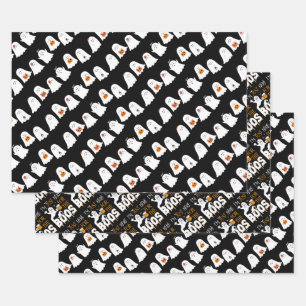 I'm Just Here For The Boos Wrapping Paper Sheets