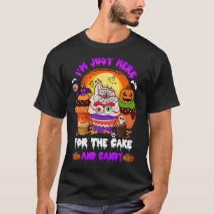 Im Just Here For The Cake And Candy Kid Women Hal T-Shirt