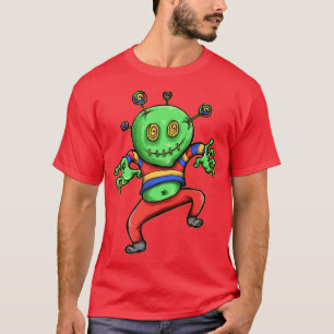 Im Just Here For The Candy Halloween Cute Monster T-Shirt