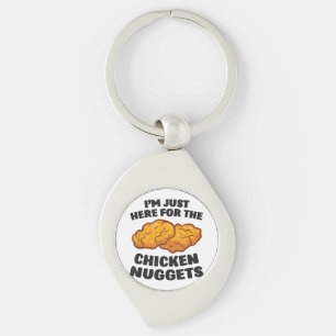 I'm Just Here For The Chicken Nuggets Key Ring