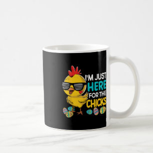 Im Just Here For The Chicks Easter Boys Kids Toddl Coffee Mug