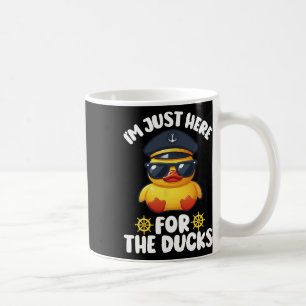 I'm Just Here For The Ducks Funny Cruising Matchin Coffee Mug