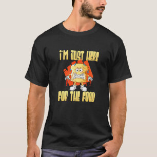 I'm Just Here For The Food Delicious Sandwich Prem T-Shirt