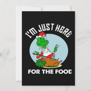 I'm just here for the food invitation