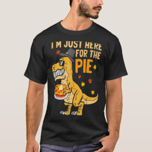 I'm Just Here For The Pie Thanksgiving Pumpkin Pi T-Shirt