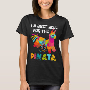I'm Just Here For The Pinata Funny Mexican Party 1 T-Shirt