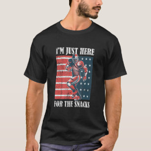 I'm Just Here For The Snacks American Football T-Shirt