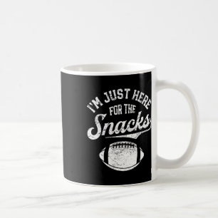 I'm Just Here For The Snacks Funny Fantasy Footbal Coffee Mug