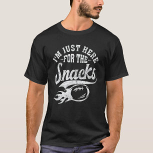 I'm Just Here For The Snacks  Vintage Fantasy Foot T-Shirt
