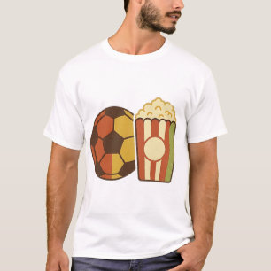 I'm Just Here For The Soccer And Snacks Funny Worl T-Shirt