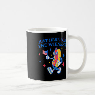 I'm Just Here For The Wieners 4th Of July  Coffee Mug