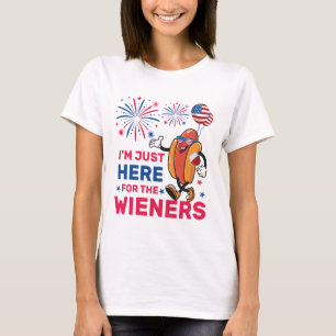  I'm Just Here For The Wieners,  4th of July T-Shirt