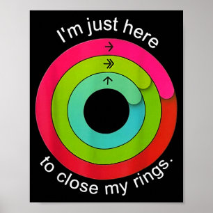 Im Just Here To Close My Ring Poster