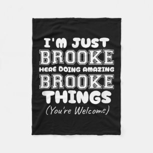 I'm Just Keli Here Doing Awesome Keli Things  Fleece Blanket