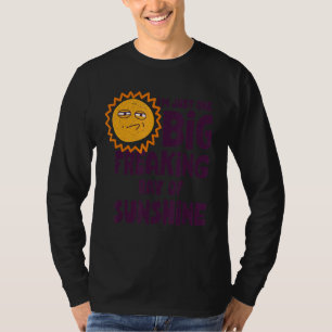 I'm Just One Big Freaking Ray Of Sunshine Sarcast T-Shirt