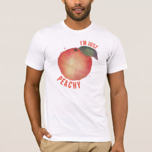 I'M JUST PEACHY, PEACH GRAPHIC MENS T-Shirt