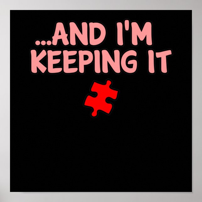 I'm Keeping It Romantic Valentines Day Couple Grap Poster (Front)