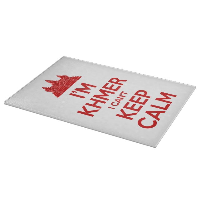 I'm Khmer I Can't Keep Calm Cutting Board (Corner)