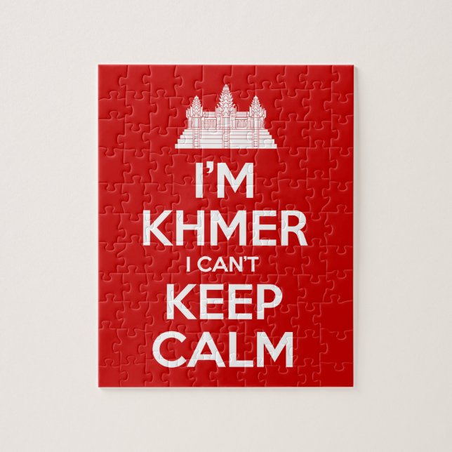 I'm Khmer I Can't Keep Calm Jigsaw Puzzle (Vertical)