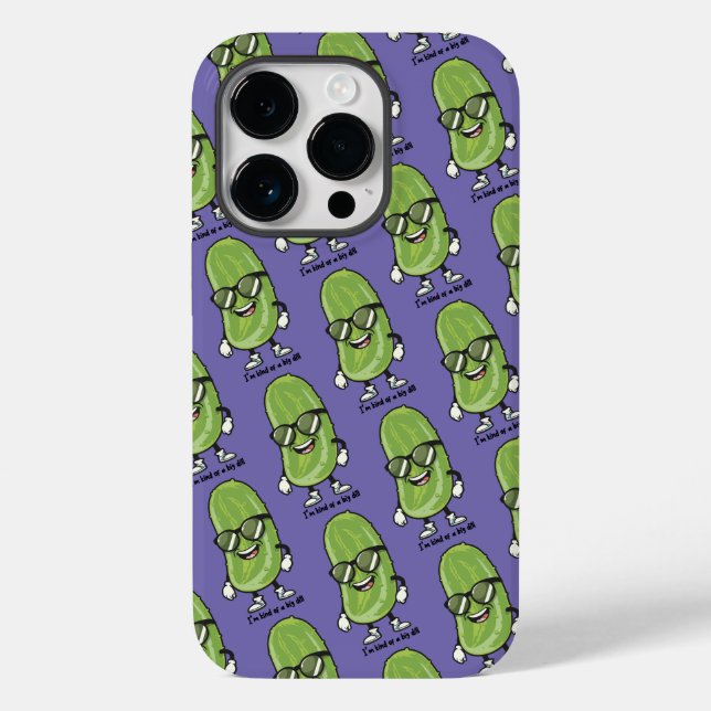 I'm Kind of a Big Dill | pickle wearing sunglasses Case-Mate iPhone Case (Back)