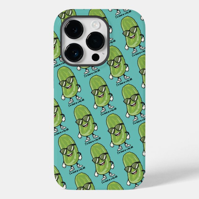 I'm Kind of a Big Dill | pickle wearing sunglasses Case-Mate iPhone Case (Back)