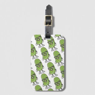 I'm Kind of a Big Dill   pickle wearing sunglasses Luggage Tag