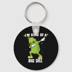I'm Kind Of Big Dill Pickle Dabbing Halloween Cucu Key Ring