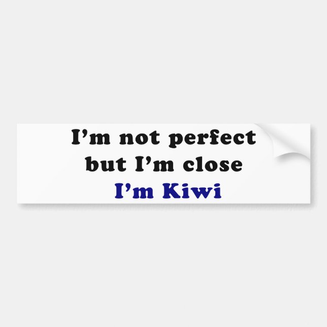 I'm Kiwi Bumper Sticker (Front)