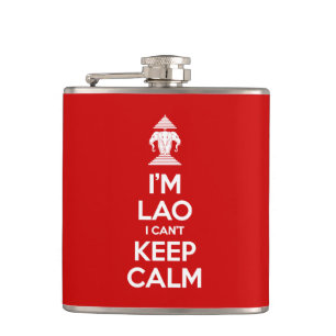 I'm Lao I Can't Keep Calm Hip Flask