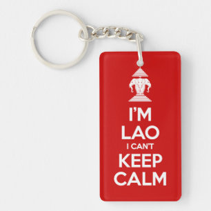 I'm Lao I Can't Keep Calm Key Ring