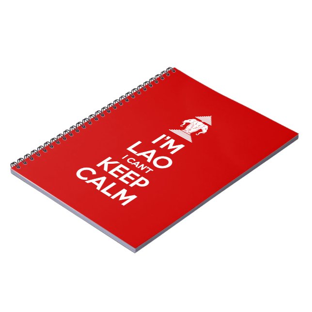 I'm Lao I Can't Keep Calm Notebook (Left Side)