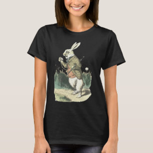 I'm Late! Alice in Wonderland White Rabbit T-Shirt
