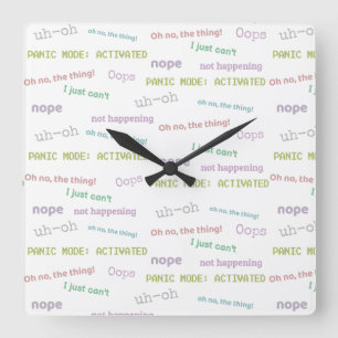 I'm Late Anyway Clock