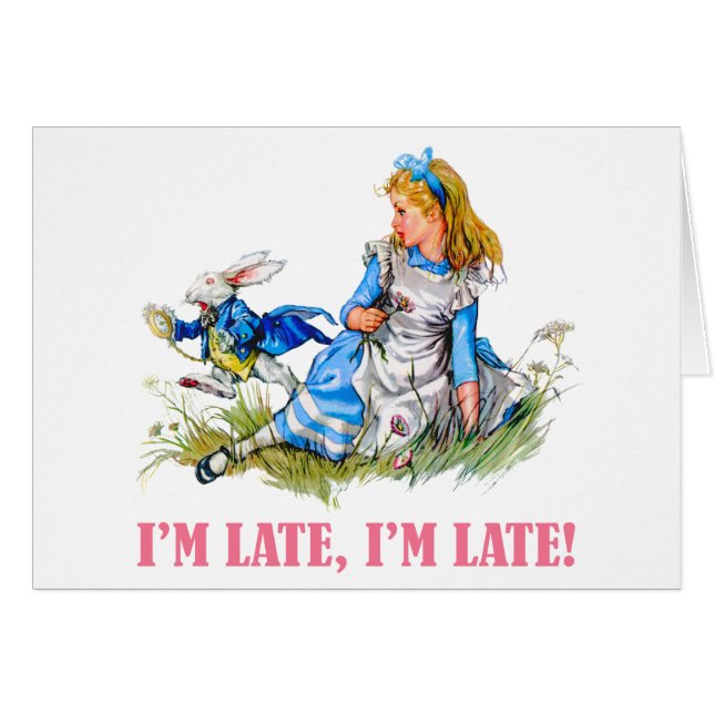 I'M LATE, I'M LATE! FOR A VERY IMPORTANT DATE! (Front Horizontal)