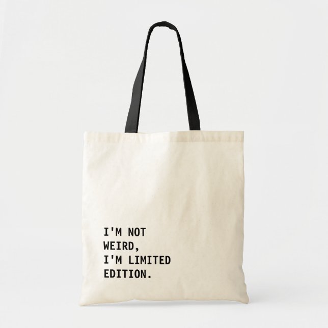 I'm Limited Edition Library Book Tote (Front)