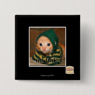 im link 15 cm square badge