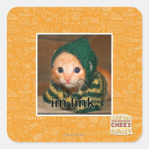 im link square sticker