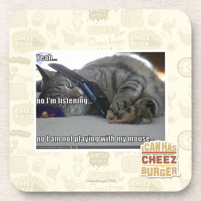 I'm listening coaster (Front)