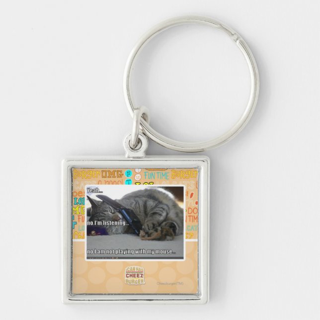 I'm listening key ring (Front)