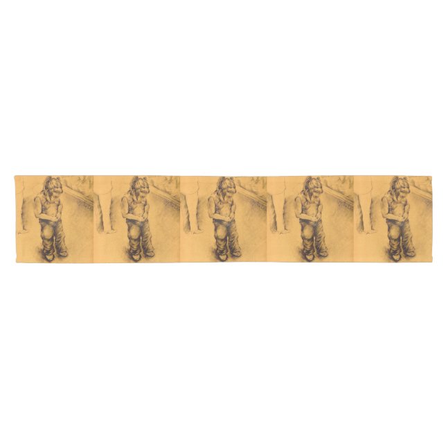 I'm Lost in Le Tianguie, Mexico Short Table Runner (Horizontal)
