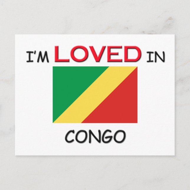 I'm Loved In CONGO Postcard (Front)