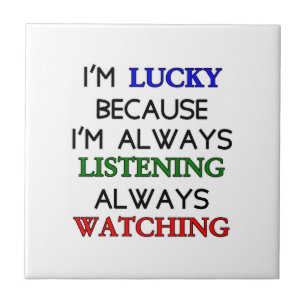 I'm Lucky Ceramic Tile