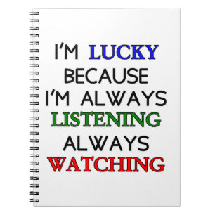 I'm Lucky Notebook